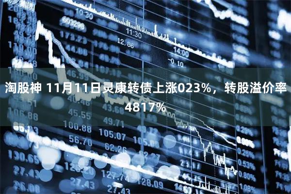 淘股神 11月11日灵康转债上涨023%,转股溢价率4817%